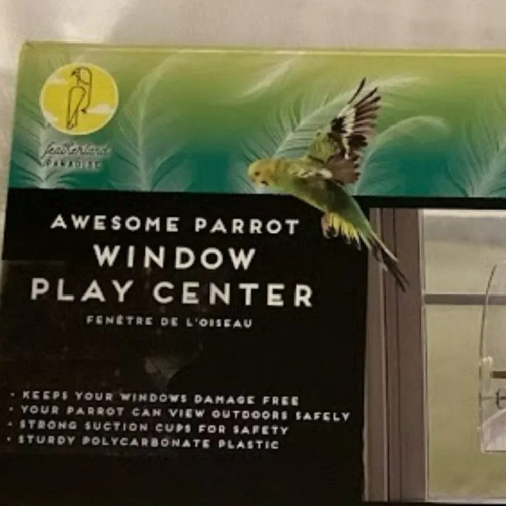 Caitec Awesome Parrot Window Play Center